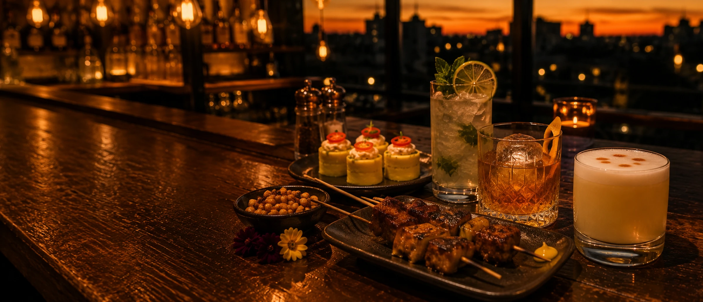 Barra de Urbano, cocktails y piqueos de autor